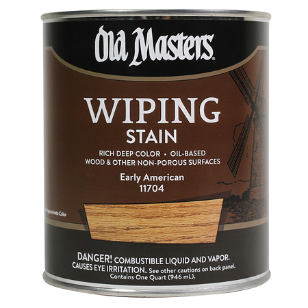 OLD MASTERS 1 Qt Early American Oil-Based Wiping Stain 11704